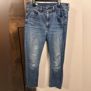 Women’s GAP Medium Wash High Rise Cigarette Jeans | Size 29 Size 8